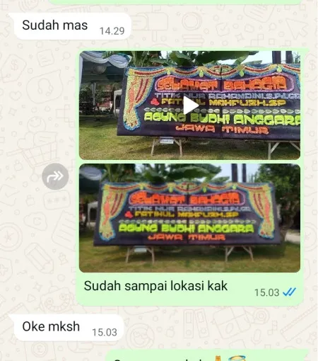 Pengiriman Papan Bunga Sokatengah Bumijawa